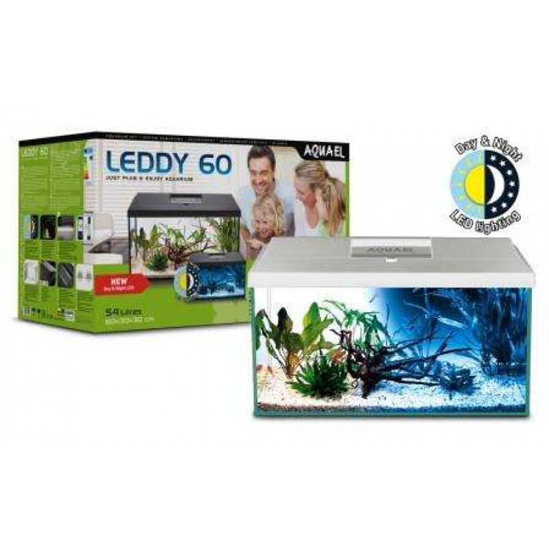 AQUAEL leddy 60 D&N white akvárium szett 60x30x30 122441