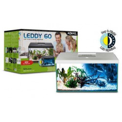 AQUAEL leddy 60 D&N white akvárium szett 60x30x30 122441 Akvárium Akvarisztika AQUAEL