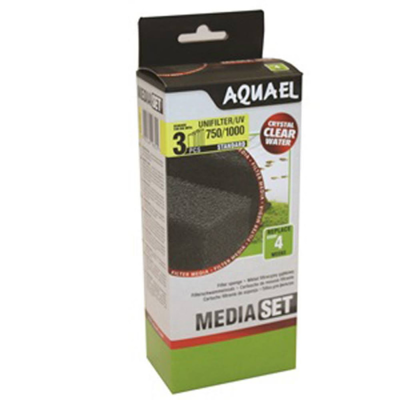 Aquael pótszivacs GYÁRI UNIFILTER 750/1000 3 db-os 113914