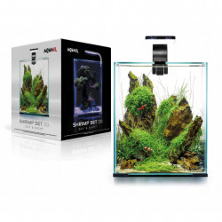 AQUAEL Shrimp szett D&N akvárium szett 30 l (30x30x35) Fekete 122980 Akvárium Akvarisztika AQUAEL