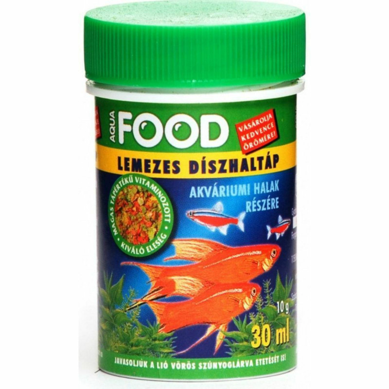 AQUA-FOOD 50 ml díszhaltáp lemezes