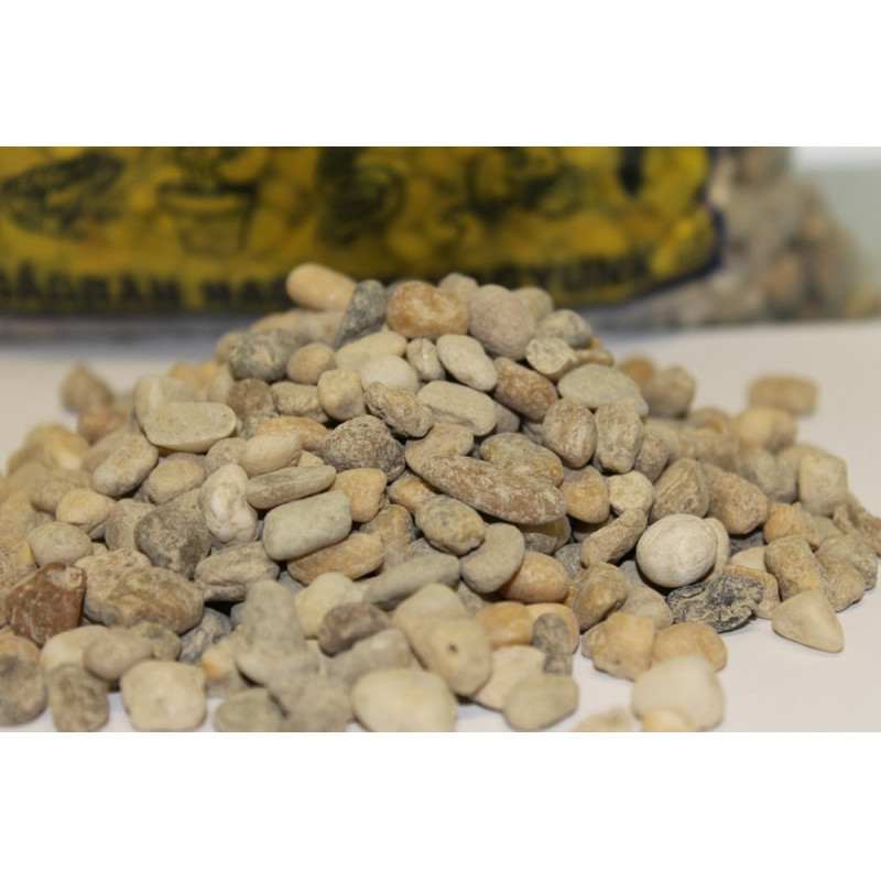 EURO-PET akvárium aljzat kavics 2 kg bánya sárga-barna 6-8 mm