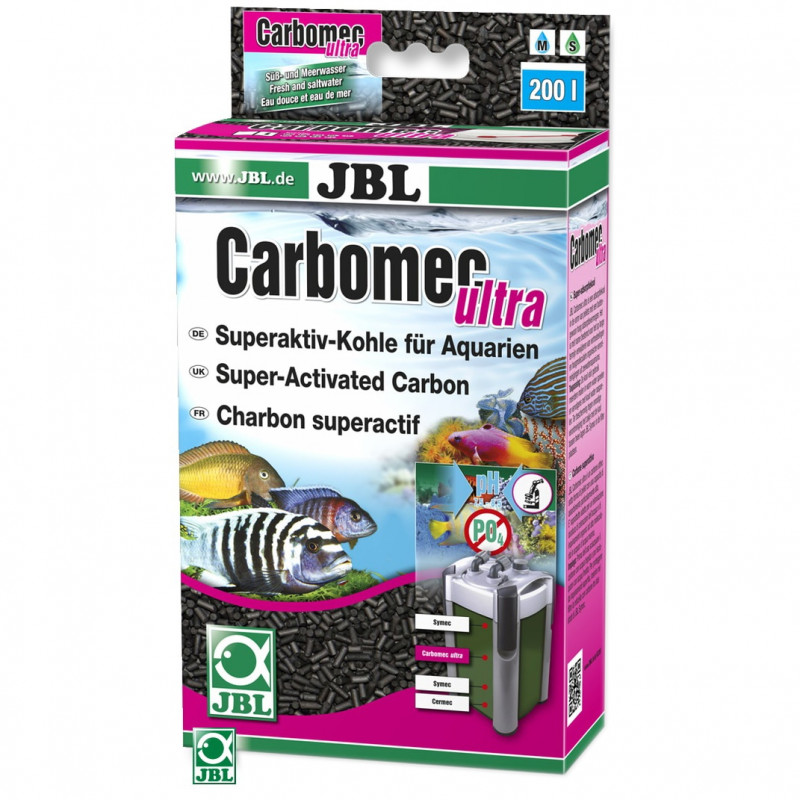 JBL Carbomec ultra Superaktivkohle aktívszén