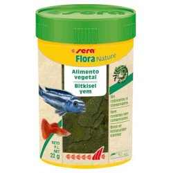 *SERA Flora Nature 100 ml díszhaltáp Díszhaltáp Akvarisztika SERA