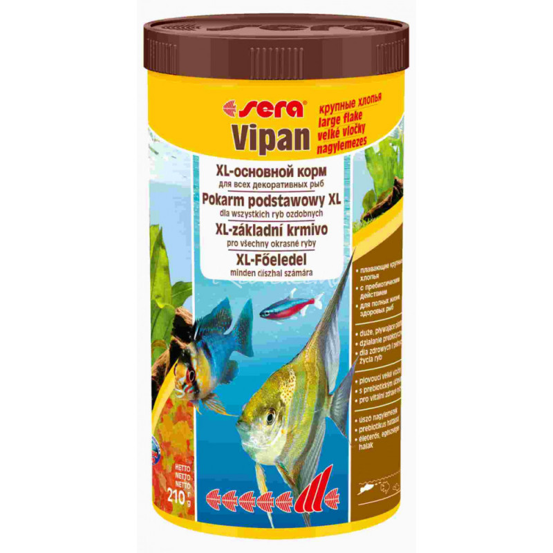 *SERA Vipan Nature 1000 ml (nagy lemezes)