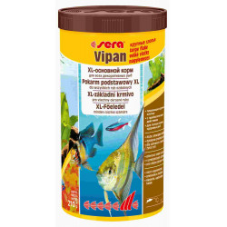 *SERA Vipan Nature 1000 ml (nagy lemezes) Díszhaltáp Akvarisztika SERA