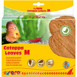 SERA Catappa levél M 10 db-os 16-20 cm 600 l-hez Felszerelés Akvarisztika SERA