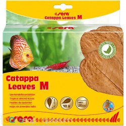 SERA Catappa levél M 10 db-os 16-20 cm 600 l-hez Felszerelés Akvarisztika SERA