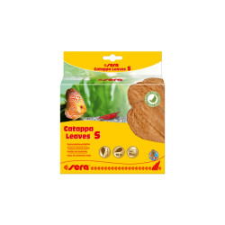 SERA Catappa levél S 10 db-os 10-15 cm 300 l-hez Felszerelés Akvarisztika SERA