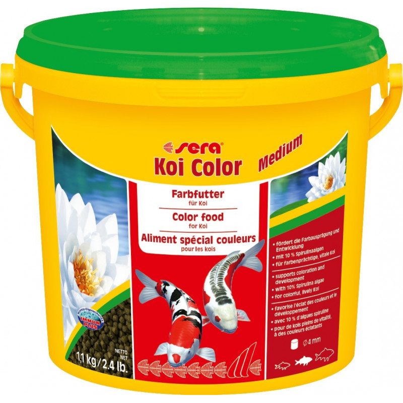SERA Koi color medium 3,8 l díszhaltáp