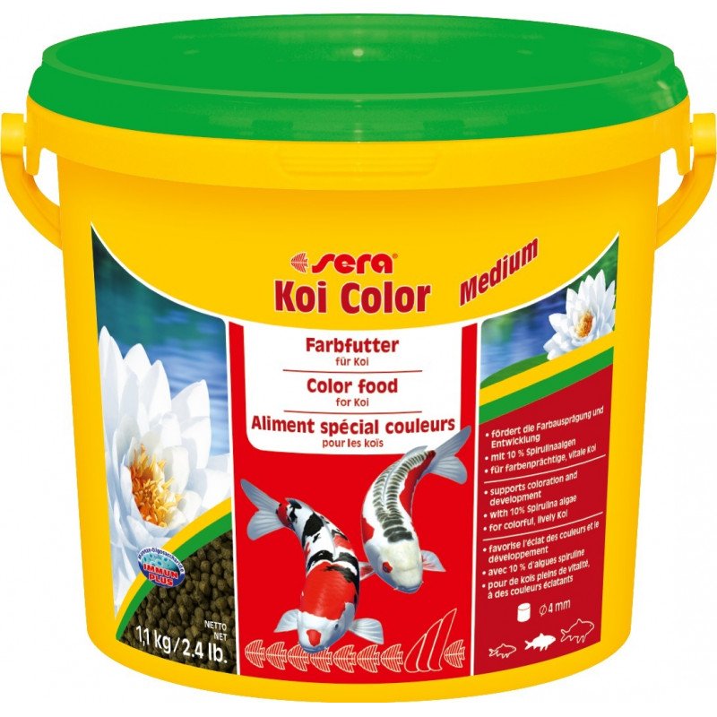 SERA Koi color medium 3,8 l díszhaltáp