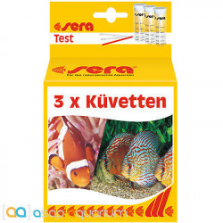 SERA Testhez kémcső kiegészítő készlet 3 db-os Vízteszt Akvarisztika SERA
