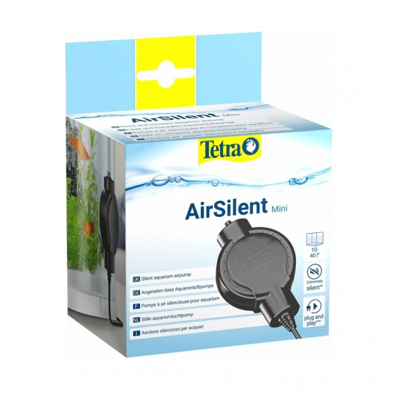 Tetra AirSilent Mini légpumpa (piezoelektromos technológia) 10-40 l, 1,6w