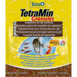 Tetra Min Granules 15 g (zacskós) szemcsés főeleség Díszhaltáp Akvarisztika Tetra