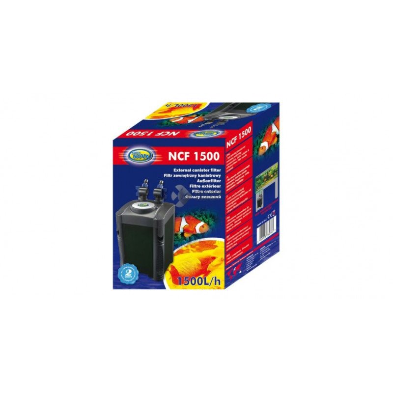 AQUA NOVA külső szűrő NCF-1500 töltettel 300-600l-ig 1500 l/h
