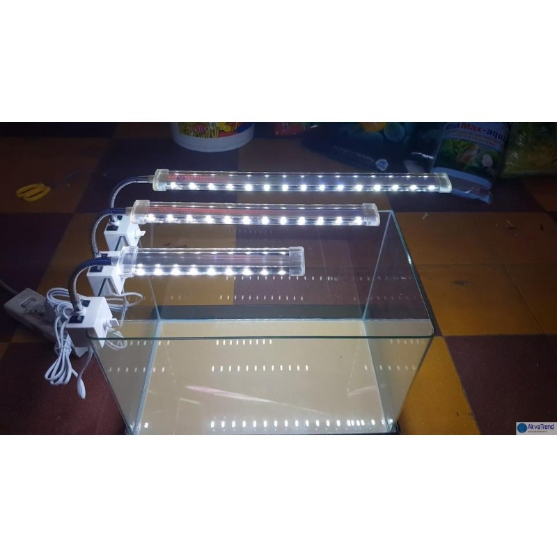 XILONG LED-D10 csíptetős 14,5 cm hosszú 4 w/~400lm világítás 15-25cm akváriumra