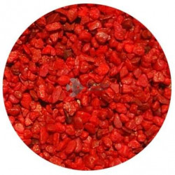 Színes aljzat 2-4 mm piros 0,75 kg Talajok, aljzatok Akvarisztika