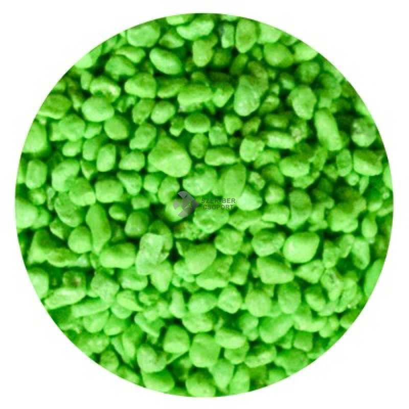 Színes aljzat 2-4 mm világoszöld 0,75 kg