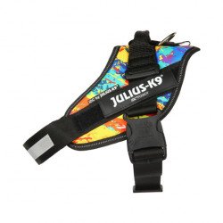16IDC-CRAZY-0 IDC® Powerhám, felirattal, méret 0 CRAZY M 58-76 cm/14-25kg Kutya kutya-macska JULIUS-K9