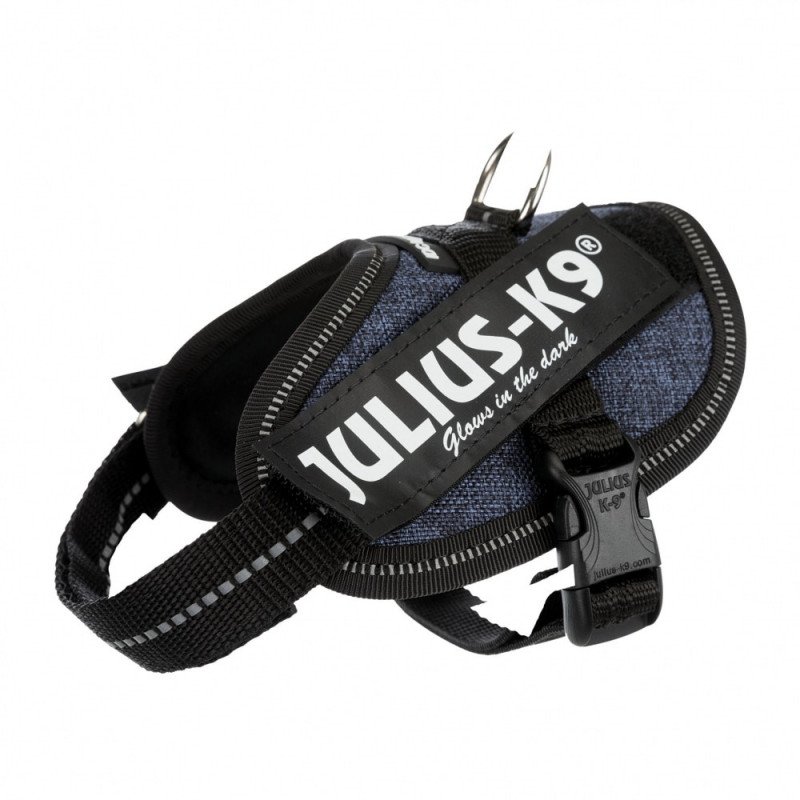 16IDC-FAR-M IDC® Powerhám felirattal, Mini farmerszövet S 49-67 cm/7-15kg