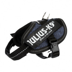 16IDC-FAR-M IDC® Powerhám felirattal, Mini farmerszövet S 49-67 cm/7-15kg Kutya kutya-macska JULIUS-K9