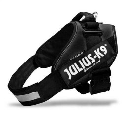 16IDC-P-1 IDC® Powerhám, felirattal, méret 1 fekete L 63-85 cm/23-30 kg Kutya kutya-macska JULIUS-K9