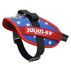 kt16IDC-US-0 IDC® Powerhám, felirattal, 0 AMERI CANIS M 58-76 cm/14-25kg Kutya kutya-macska JULIUS-K9