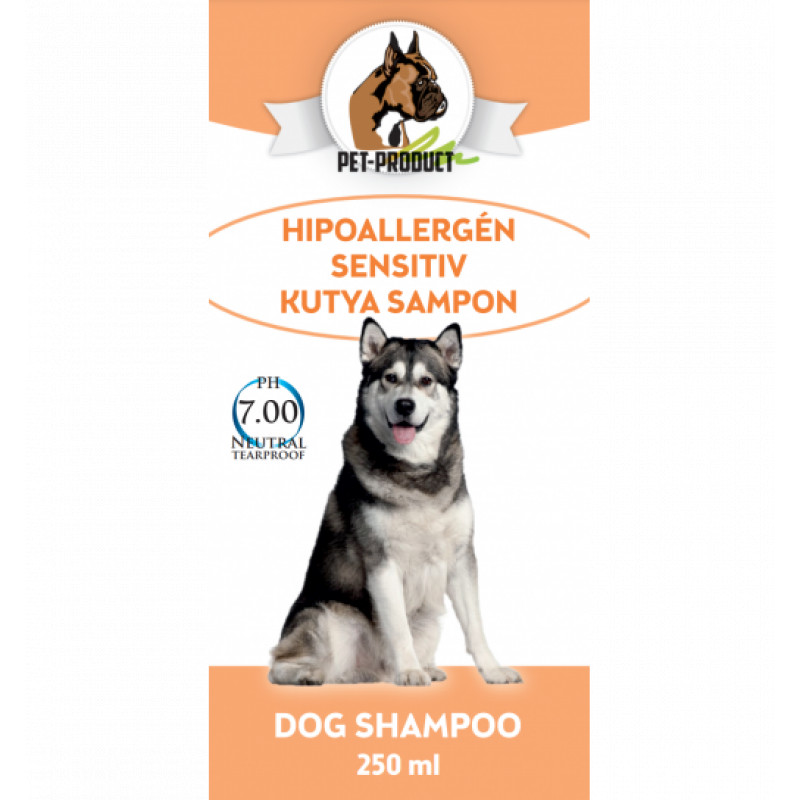 Pet-P. sampon 250 ml kutya hypoallergén sensitive