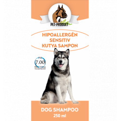 Pet-P. sampon 250 ml kutya hypoallergén sensitive Sampon, balzsam kutya-macska PetProduct