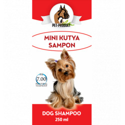 Pet-P. sampon 250 ml kutya mini Sampon, balzsam kutya-macska PetProduct