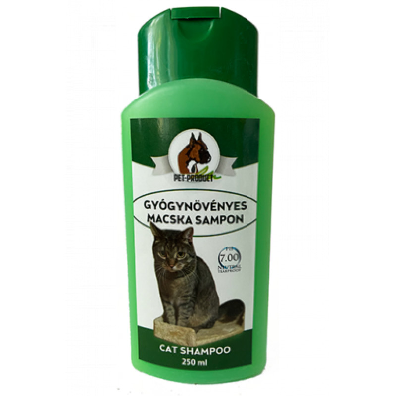 Pet-P. sampon 250 ml macska gyógynövényes