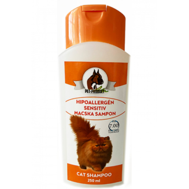Pet-P. sampon 250 ml macska hypoallergén sensitive