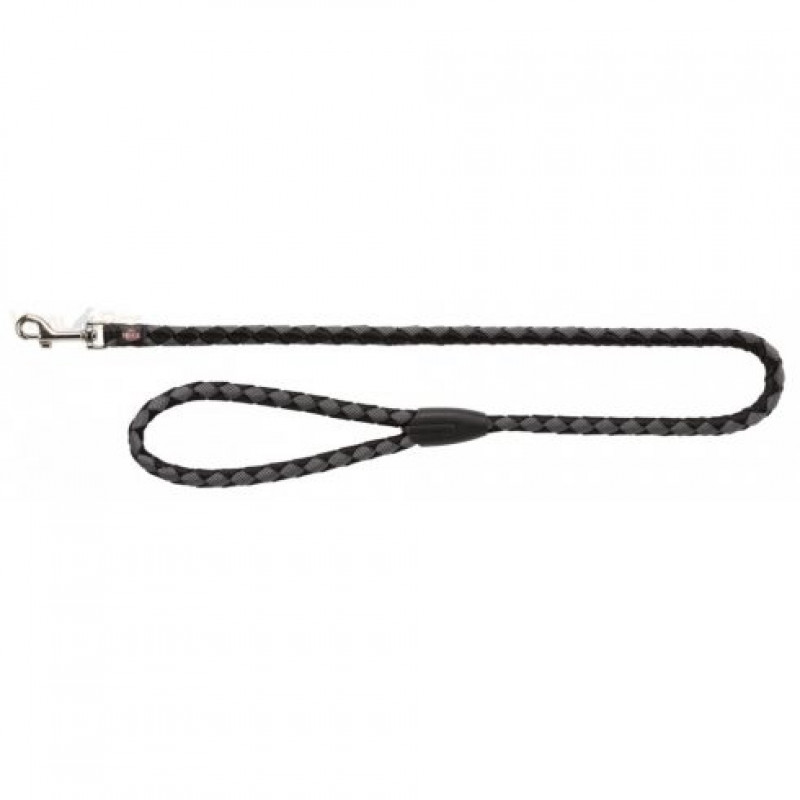 TRIXIE 143420 Cavo póráz S-M 1m/12mm fekete/szürke