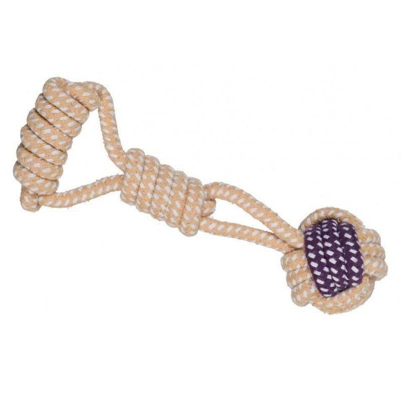 TRIXIE 32813 kutyajáték kötél/fogselyem JUNIOR  kötéljáték 6/23 cm