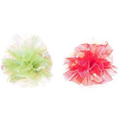 TRIXIE 92554 Xmas cica játék 10 cm susogó labdák  műanyag/poliészter Macskajáték kutya-macska TRIXIE