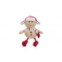 TRIXIE 92575 Xmas kutya játék plüss 34 cm mézeskalács kötél lábbal