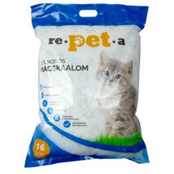 Repeta macskaalom szilikonos 16 l/ 6,5 kg natúr Macskaalom kutya-macska Repeta