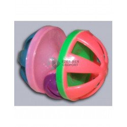 Csörgős yoyo macskajáték 11,5x7 cm Macskajáték kutya-macska