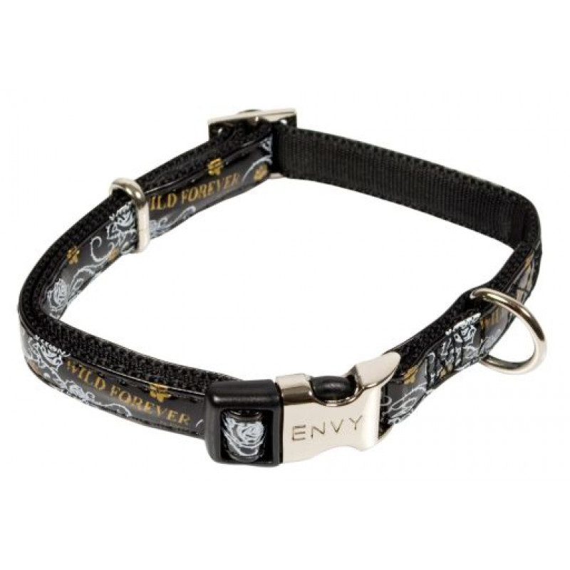 Envy wild for ever nyakörv fekete 15mm/26-40 cm (PE68604)