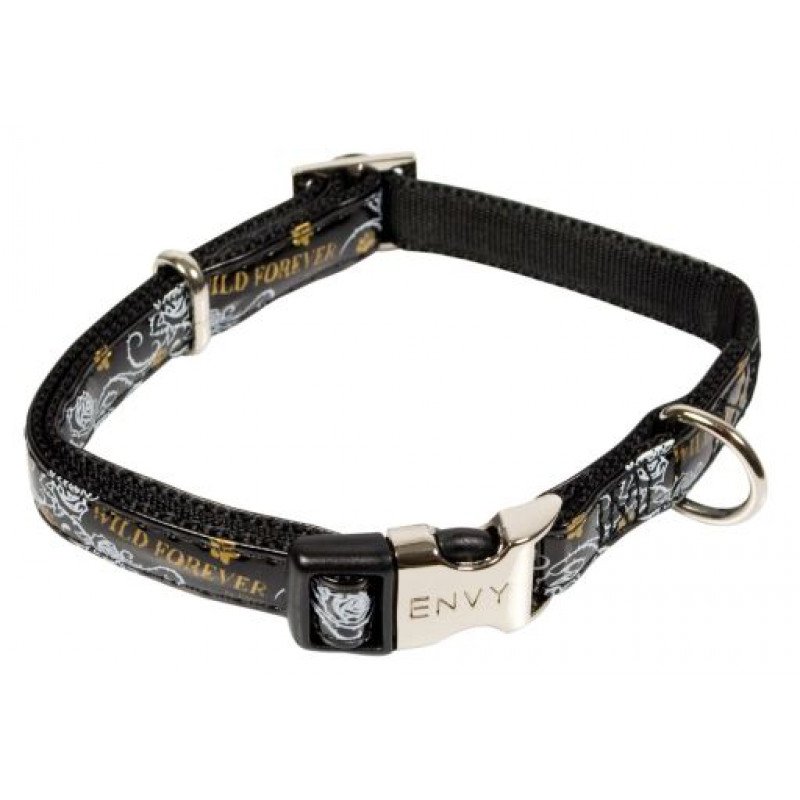 Envy wild for ever nyakörv fekete 15mm/26-40 cm (PE68604)