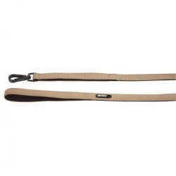 Neoprén béléses póráz beige 25mm/120 cm (PE69087) Kutya kutya-macska