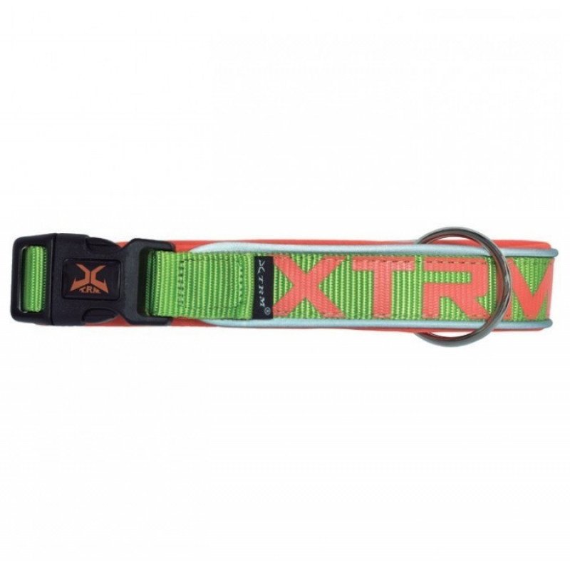 X-TRM Neon nyakörv zöld-narancs 20mm/35-45 cm (PE69187)
