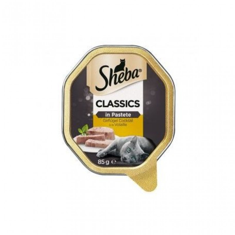 Sheba 85 g alutálcás szárnyas válogatás (cocktail)