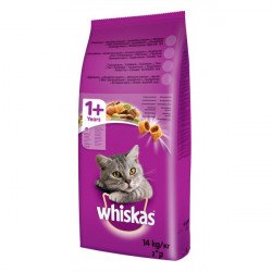 Whiskas 14 kg adult száraz cicatáp marha+máj Macskatáp, macskaeledel kutya-macska Whiskas