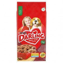 Darling 15 kg száraz kutyatáp marhás Kutya kutya-macska Darling