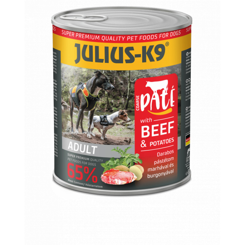 JULIUS K-9 DOG 800g konzerv Beef+Potato