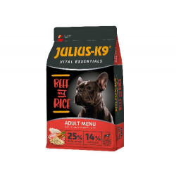 JULIUS K-9 HighPremium 12kg ADULT Vital Essentials BEEF&Rice Kutya kutya-macska JULIUS-K9