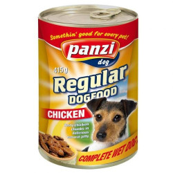 Panzi 415 g konzerv kutyáknak csirkés (24 db/#) Konzerv, nedves táp kutya-macska Panzi