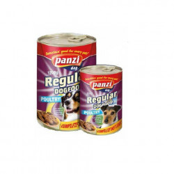 Panzi 415 g konzerv kutyáknak szárnyas (24 db/#) Konzerv, nedves táp kutya-macska Panzi