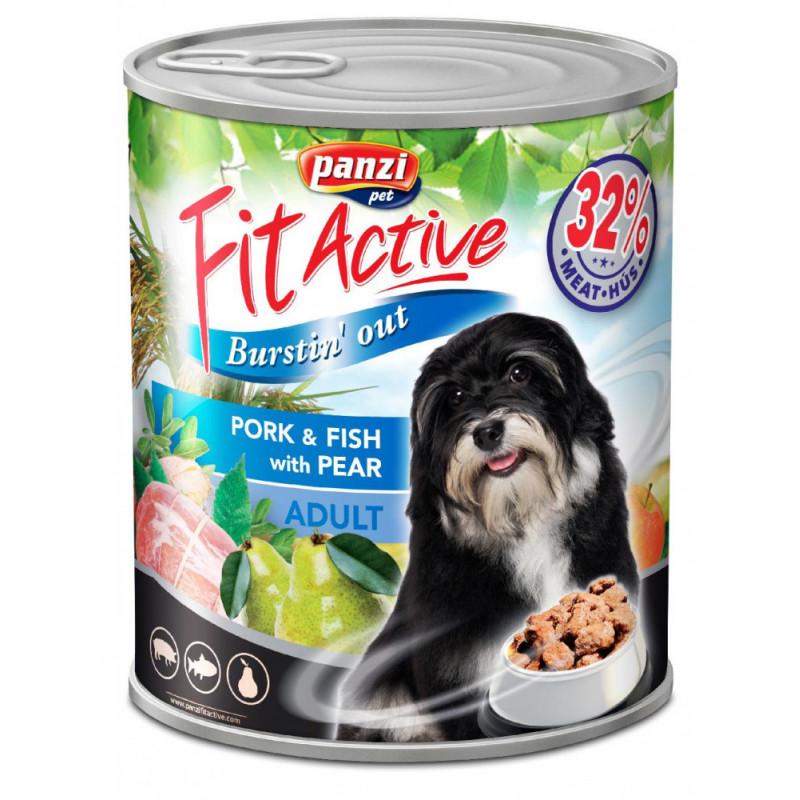 Panzi Fit Active Prémium 1240 g konzerv sertés-hal körtével